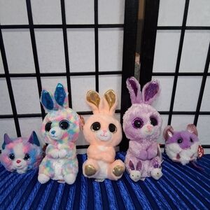 Multicolor Plush Animal Collection